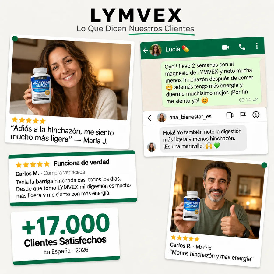 Lymvex Magnesium™ | Menos Hinchazón, Más Energía Real · 90 Cápsulas 8