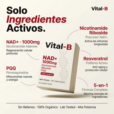 Lymvex NAD+™ | Rejuvenece en 30 días