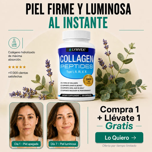Lymvex Collagen™ | Tu Rutina de Belleza, en una Cápsula · 90 Capsulas