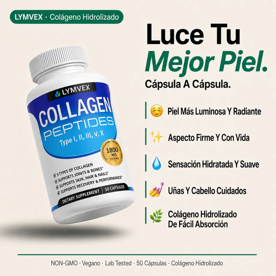 Lymvex Collagen™ | Tu Rutina de Belleza, en una Cápsula · 90 Capsulas 2
