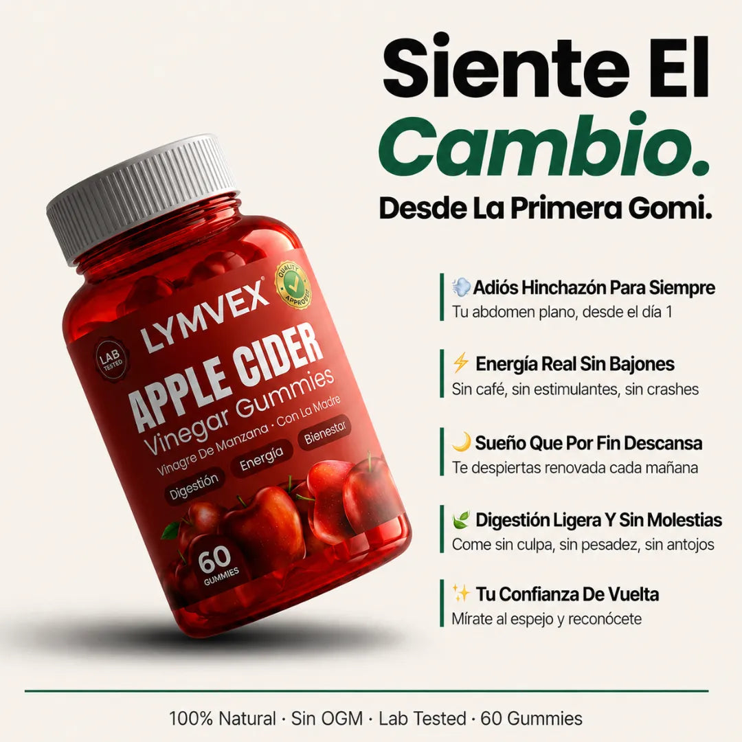 Lymvex Gummies™ Elimina el Hinchazon y ayuda al Adelgazamiento – 60 Unidades