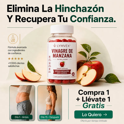 Lymvex Gummies™ Elimina el Hinchazon y ayuda al Adelgazamiento · 60 Capsulas