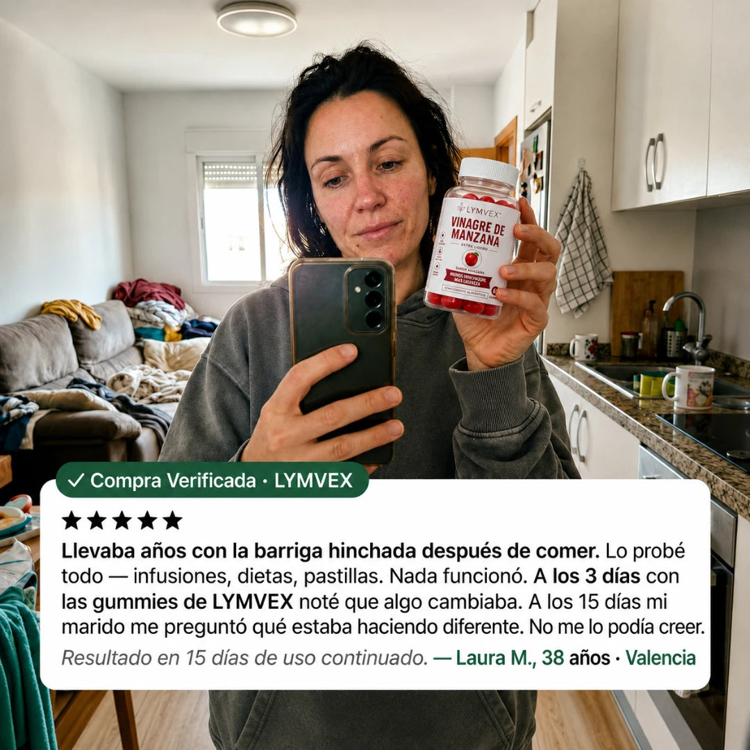 Lymvex Gummies™ Elimina el Hinchazon y ayuda al Adelgazamiento · 60 Capsulas