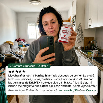 Lymvex Gummies™ Elimina el Hinchazon y ayuda al Adelgazamiento · 60 Capsulas