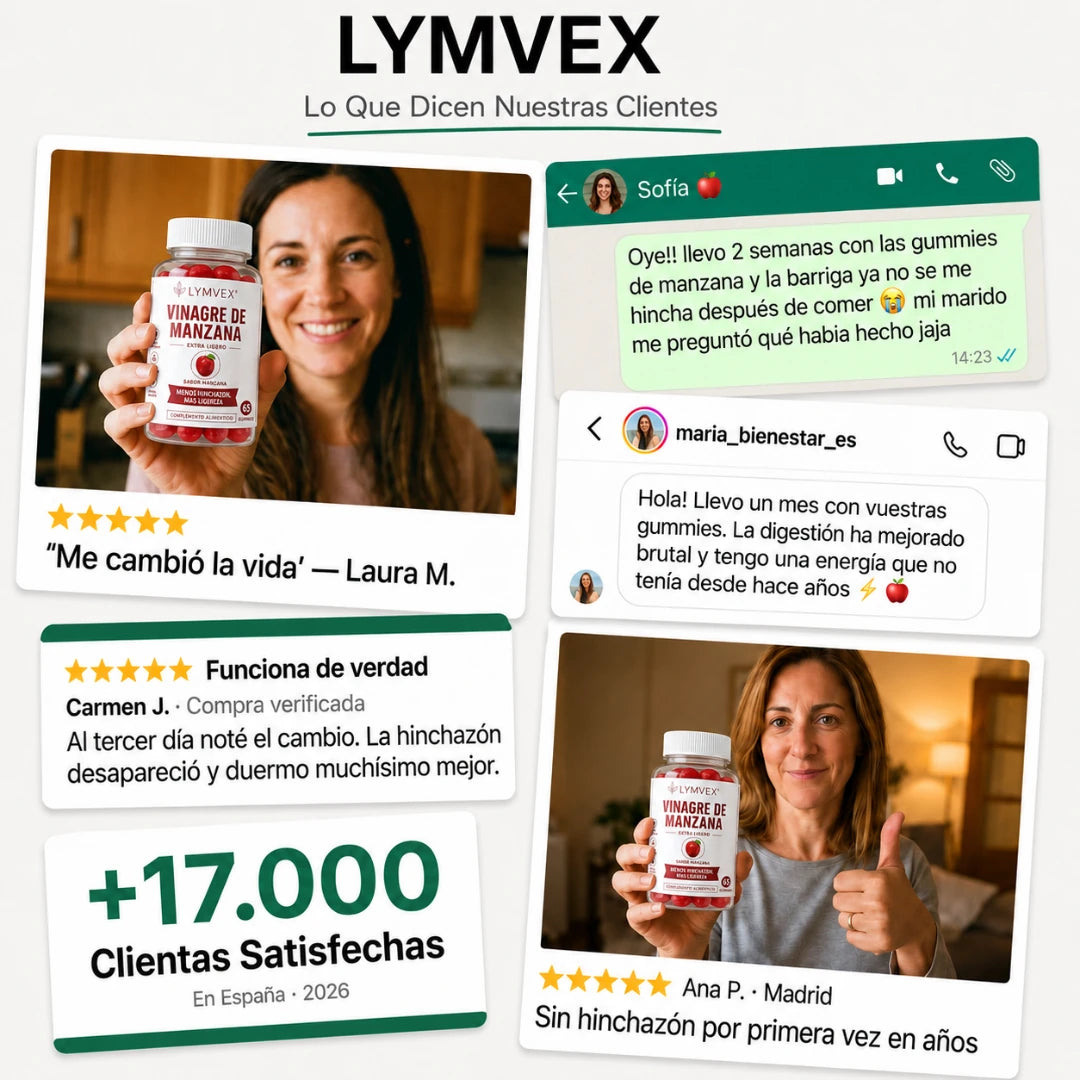 Lymvex Gummies™ Elimina el Hinchazon y ayuda al Adelgazamiento · 60 Capsulas