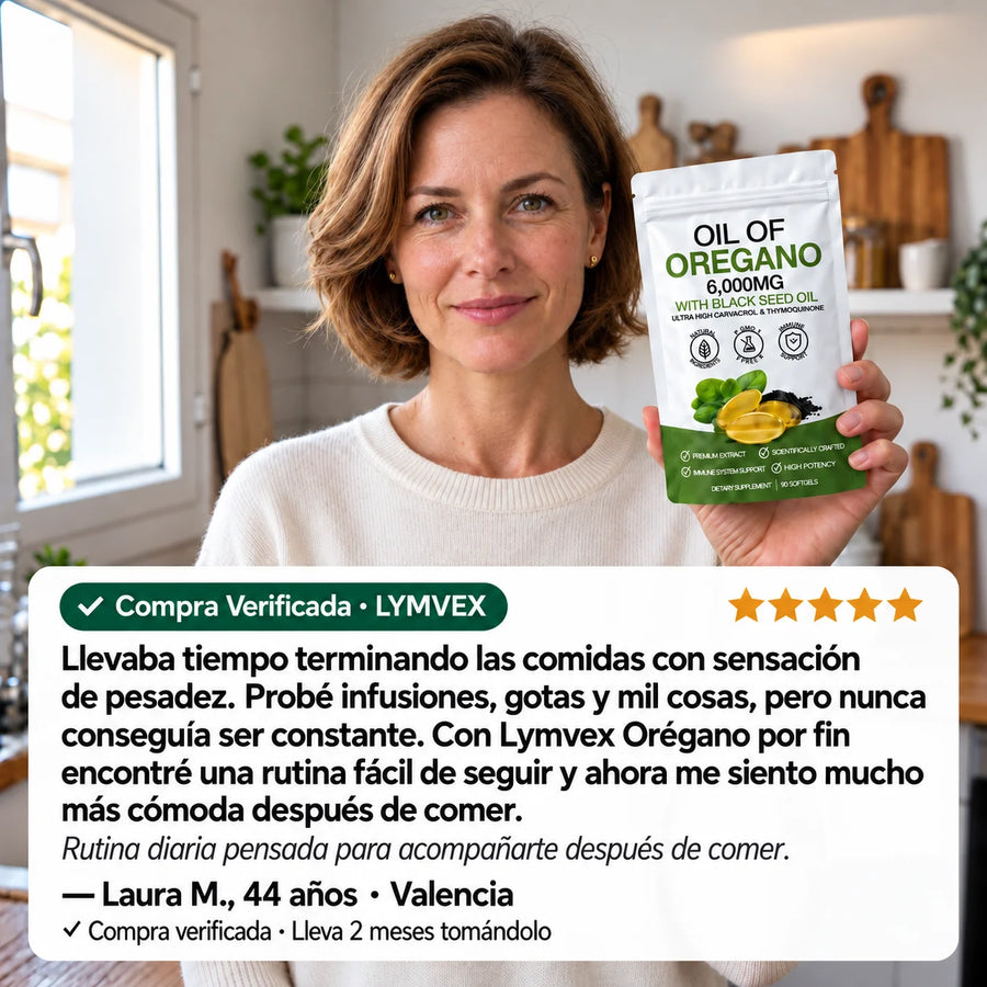 Lymvex Orégano™ - Aceite de Orégano + Semilla Negra 8
