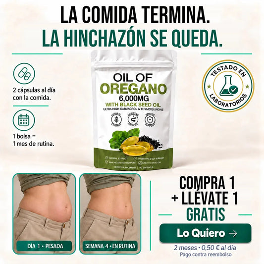 Lymvex Orégano™ - Aceite de Orégano + Semilla Negra
