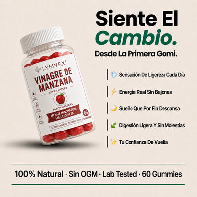 Lymvex Gummies™ Elimina el Hinchazon y ayuda al Adelgazamiento – 65 Unidades