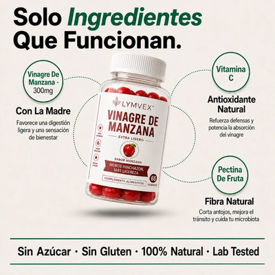 Lymvex Gummies™ Elimina el Hinchazon y ayuda al Adelgazamiento – 65 Unidades