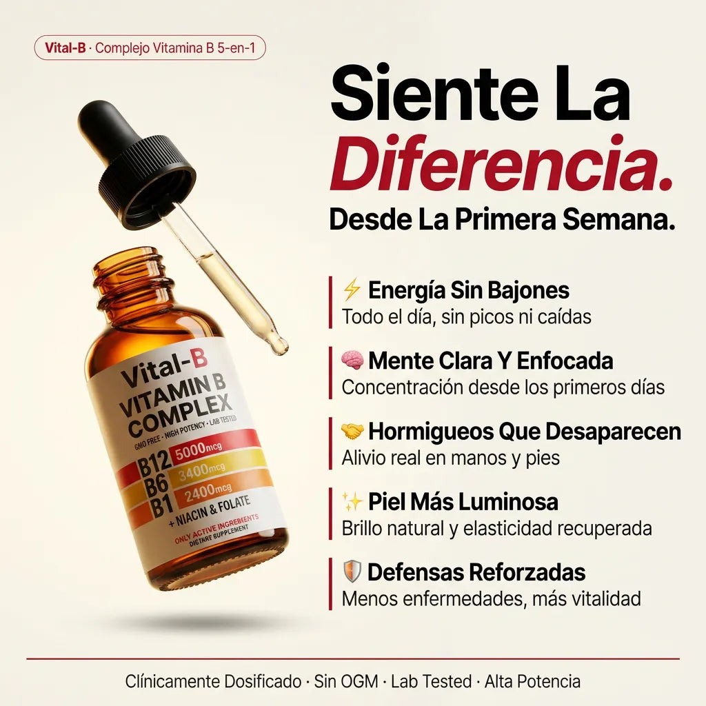 Lymvex Vitamina-B Complex™ | El 5 en 1 Para Devolverte La Libertad