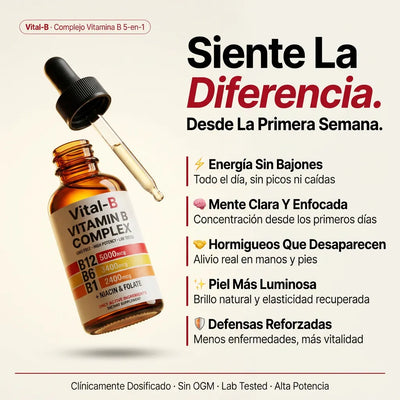 Lymvex Vitamina-B Complex™ | El 5 en 1 Para Devolverte La Libertad